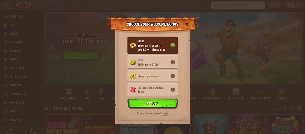 Smooth Registration Process at StoneVegas