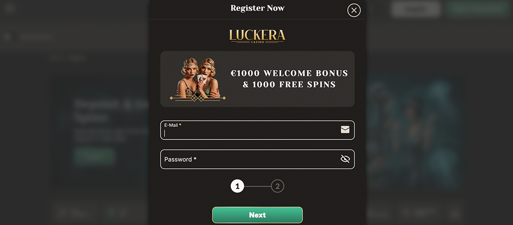 Luckera Casino Player, register, online casino