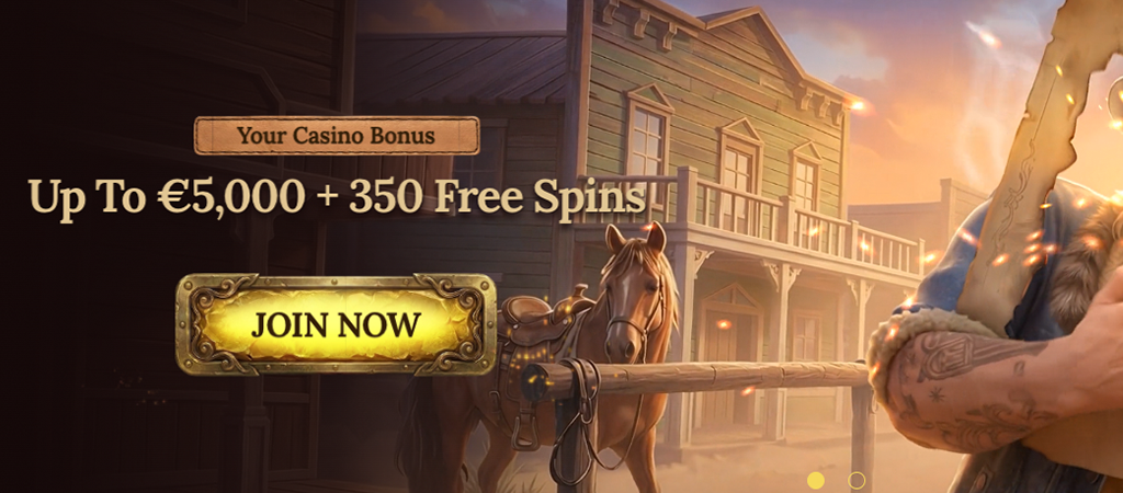 BetWest, casino bonus, offer, wild west, banner, promotion, horse, cowboy, join now, free spins, gambling