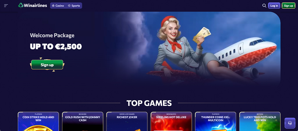 Winairlines Casino, Modern Gaming, casino